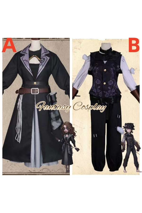 Identity V Psychologist Discipline and Patient Emil Blind Devotion Cosplay Costumes